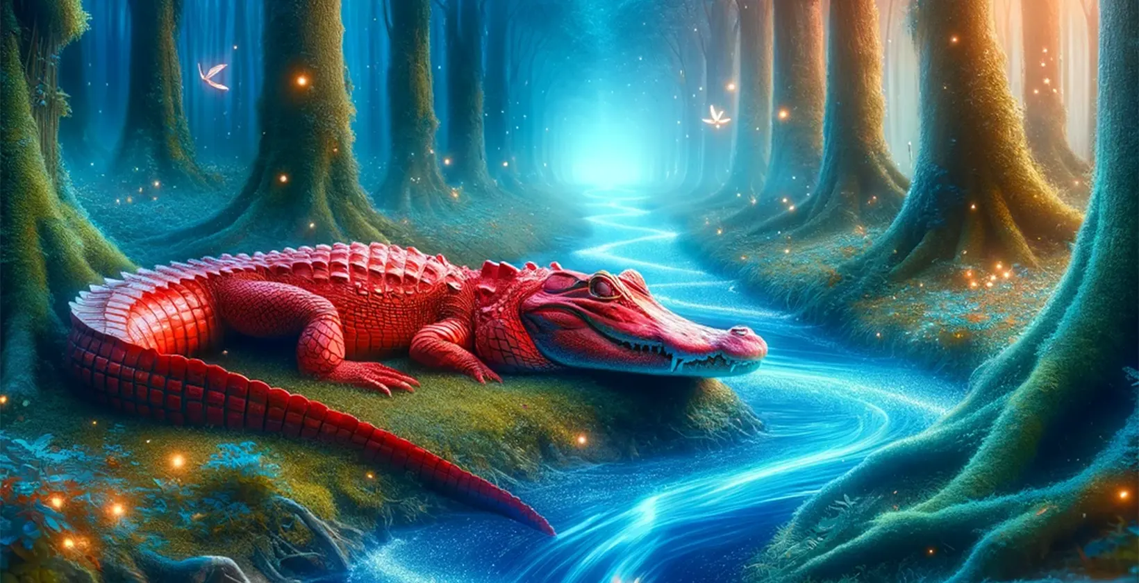 Dreaming of a Red Alligator