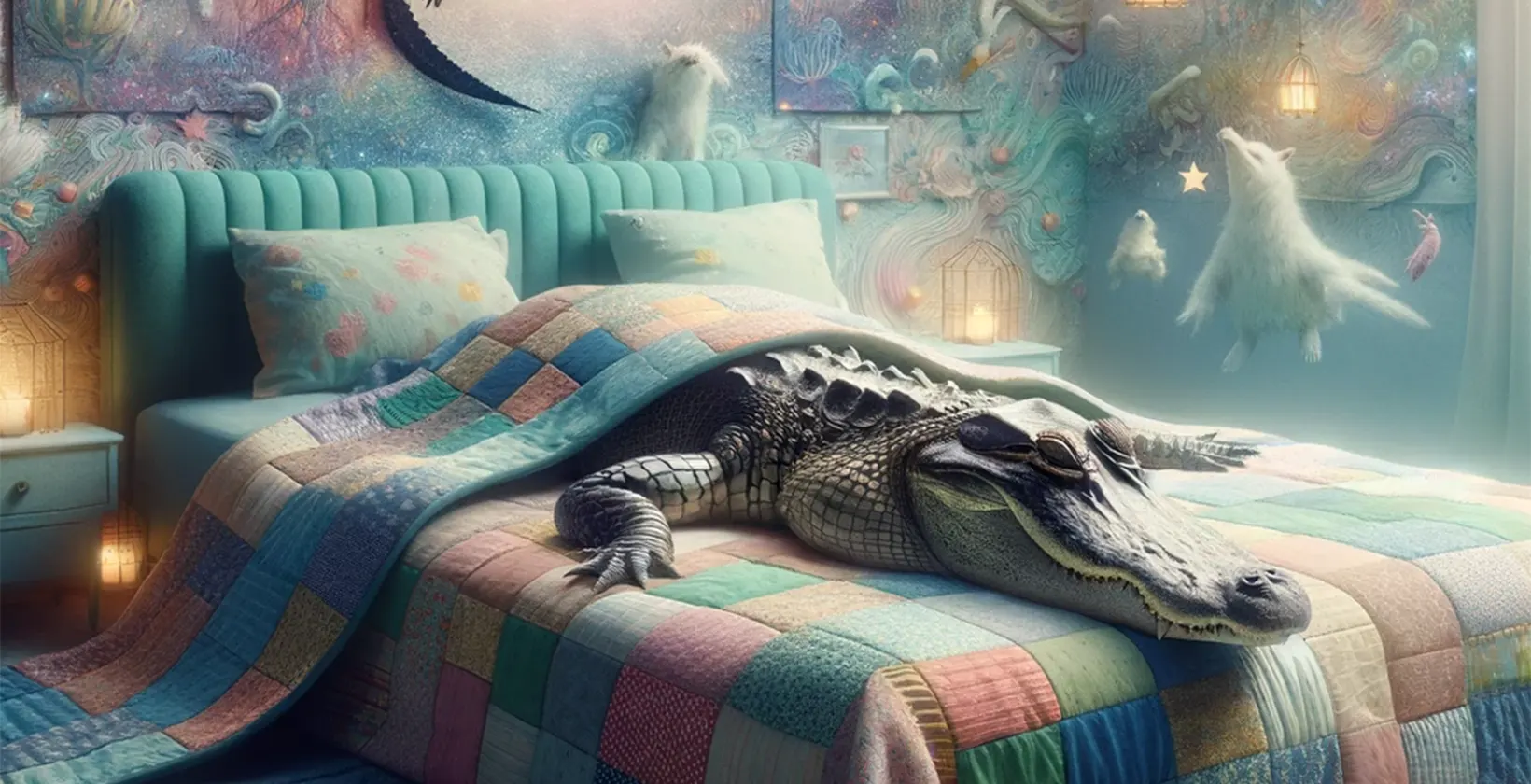 Dreaming of Alligator in Bed